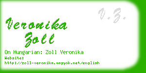 veronika zoll business card